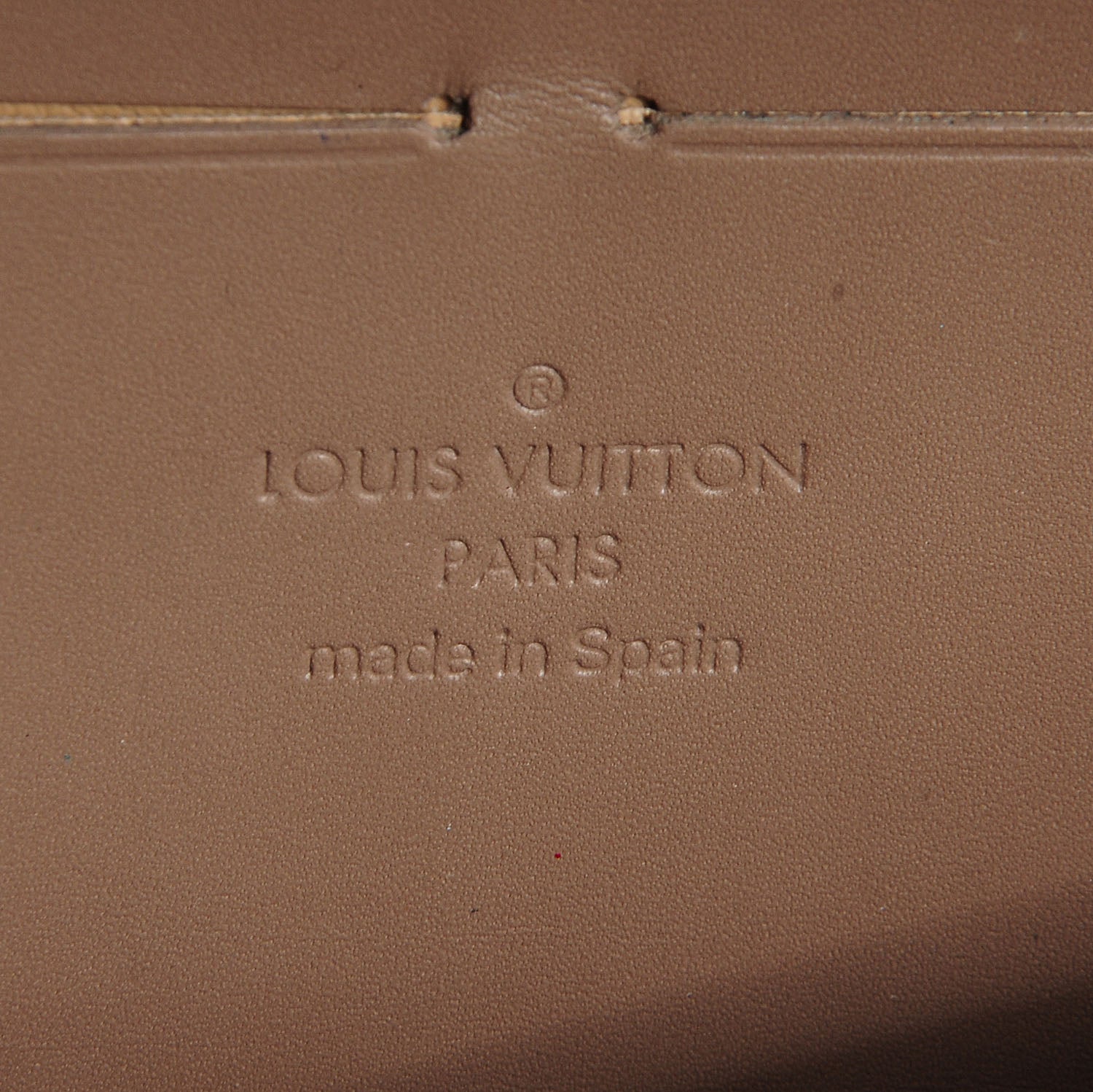 Louis Vuitton Vernis Zippy Wallet Beige Poudre 6 of 7