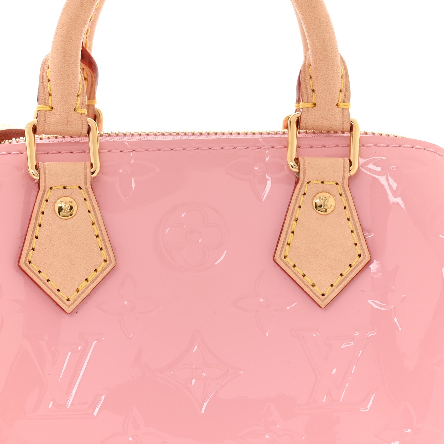 Louis Vuitton Vernis Monogram Nano Speedy Mochi Pink 8 of 11