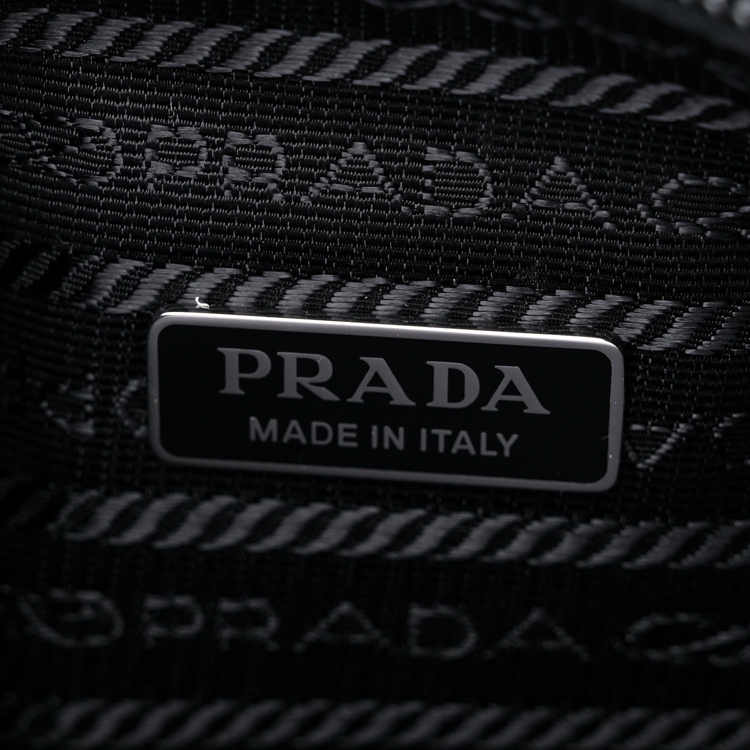 Prada Paillettes Sequin Mini Re-Edition 2000 Bag Black White 6 of 9
