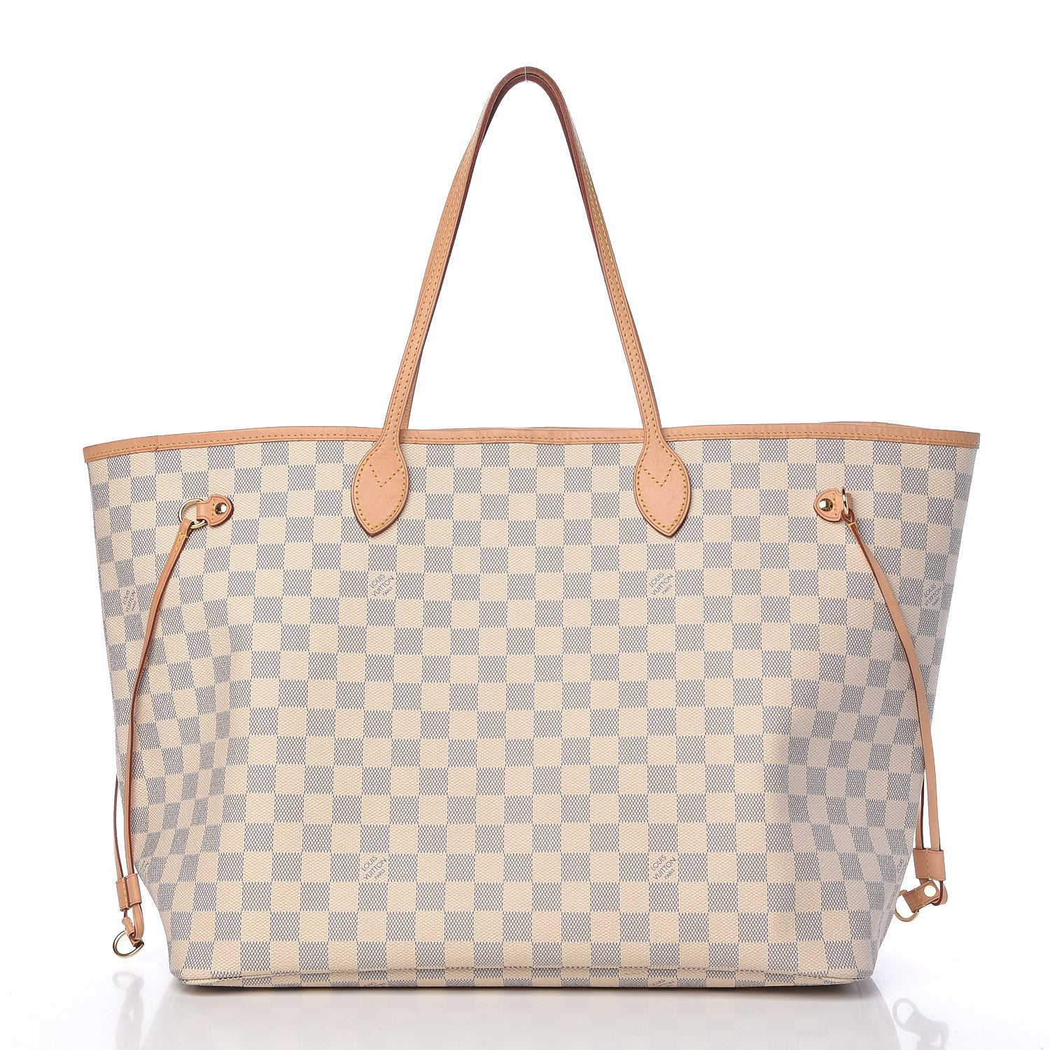 Louis Vuitton Damier Azur Neo Neverfull GM Rose Ballerine 3 of 15