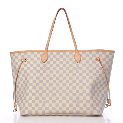 Louis Vuitton Damier Azur Neo Neverfull GM Rose Ballerine 3 of 15