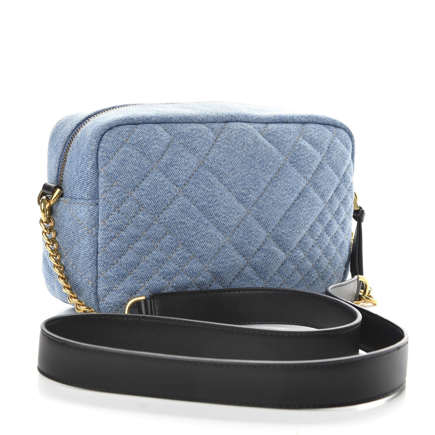 Denim Barocco Printed Icon Camera Bag Dusk Blue Multicolor