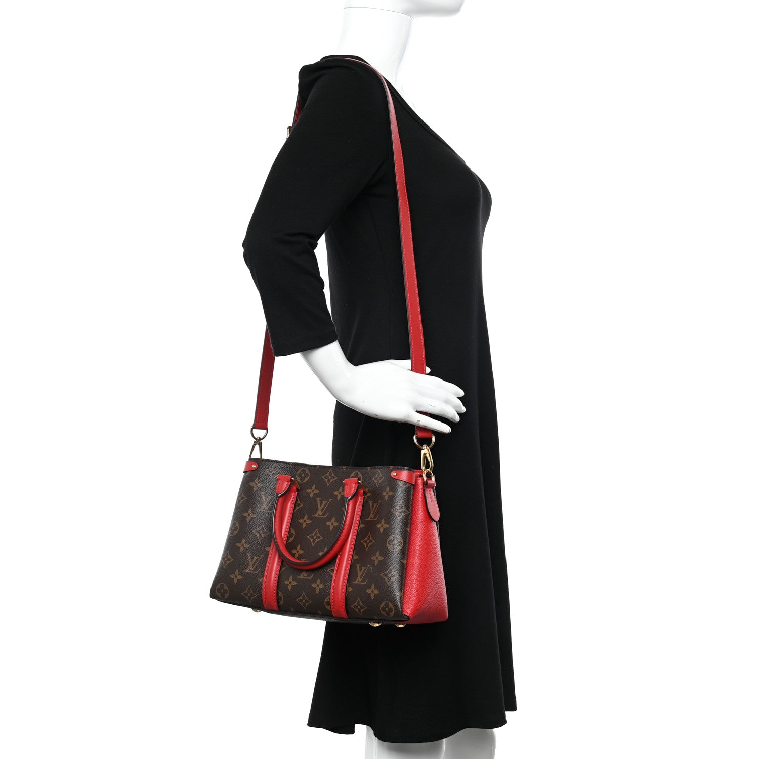 Louis Vuitton Monogram Soufflot BB Cherry 2 of 13
