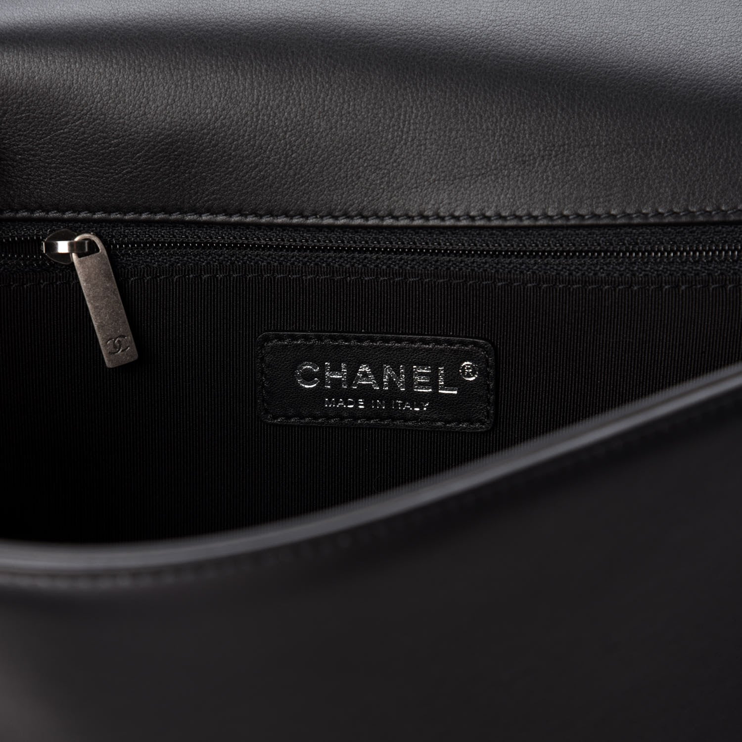 Chanel Calfskin Quilted New Medium Boy Flap Black 6 of 10