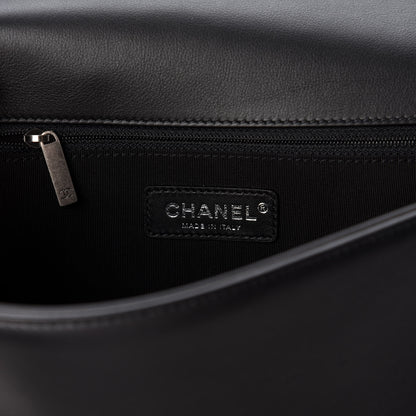 Chanel Calfskin Quilted New Medium Boy Flap Black 6 of 10