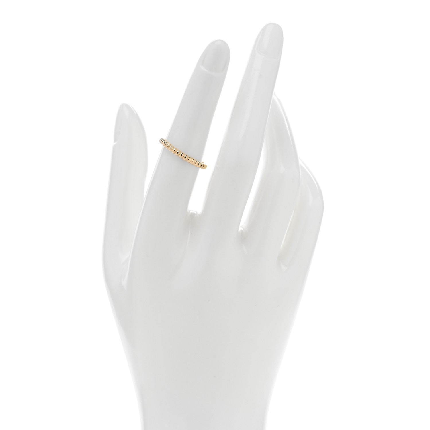 Van Cleef & Arpels 18K Yellow Gold Small Perlee Ring 53 6.25 2 of 4