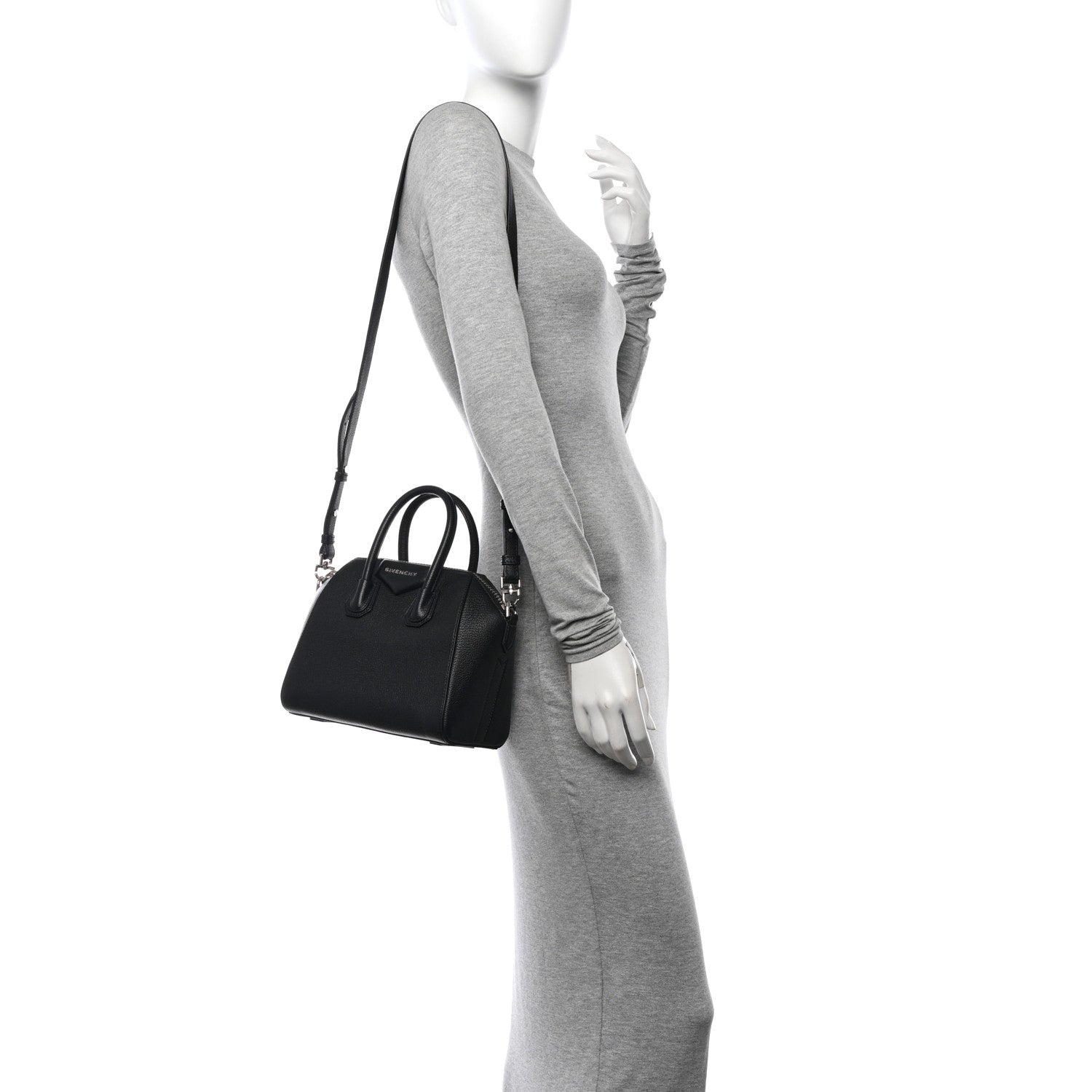 Givenchy Sugar Goatskin Mini Antigona Black 2 of 10