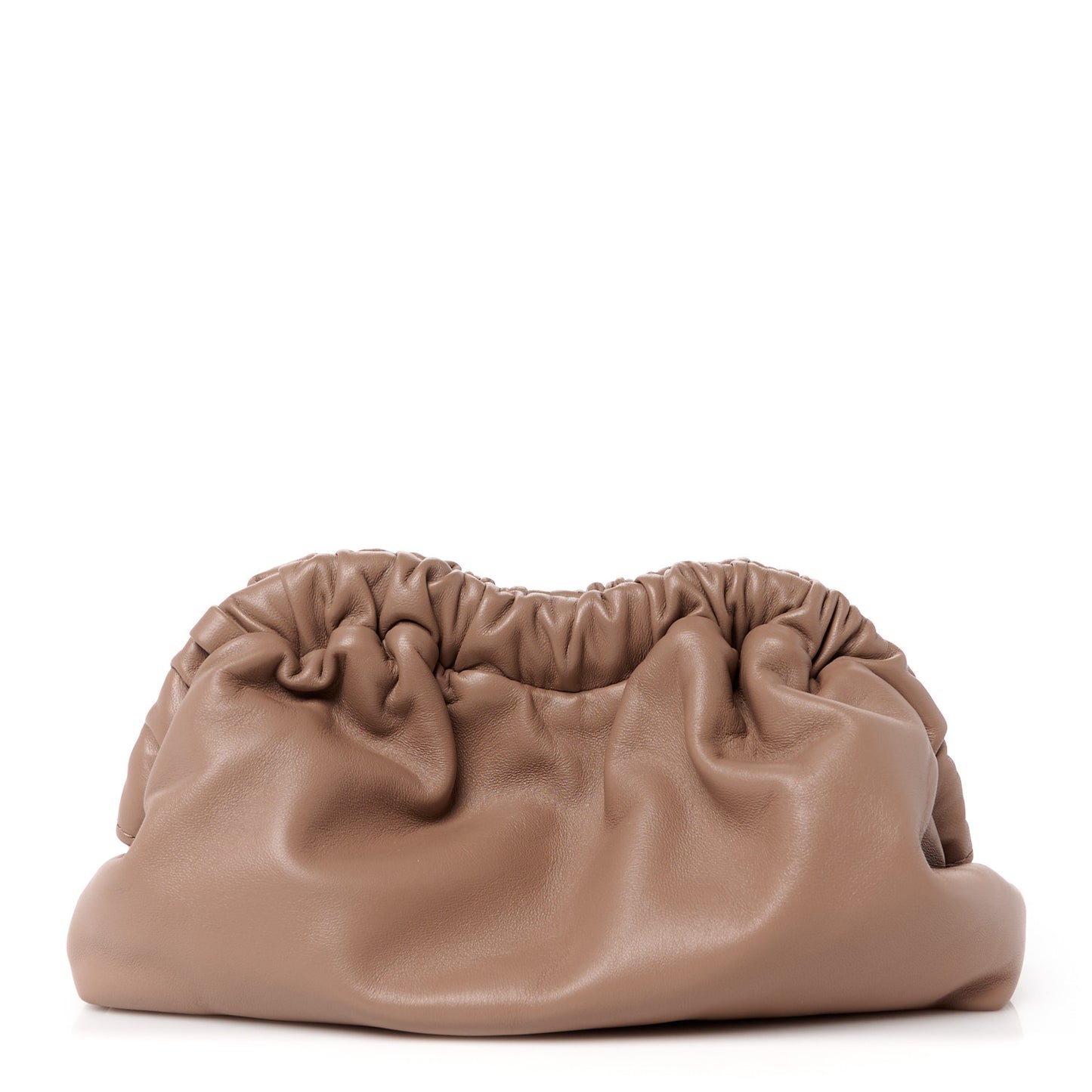 Lambskin Cloud Mini Clutch Biscotto