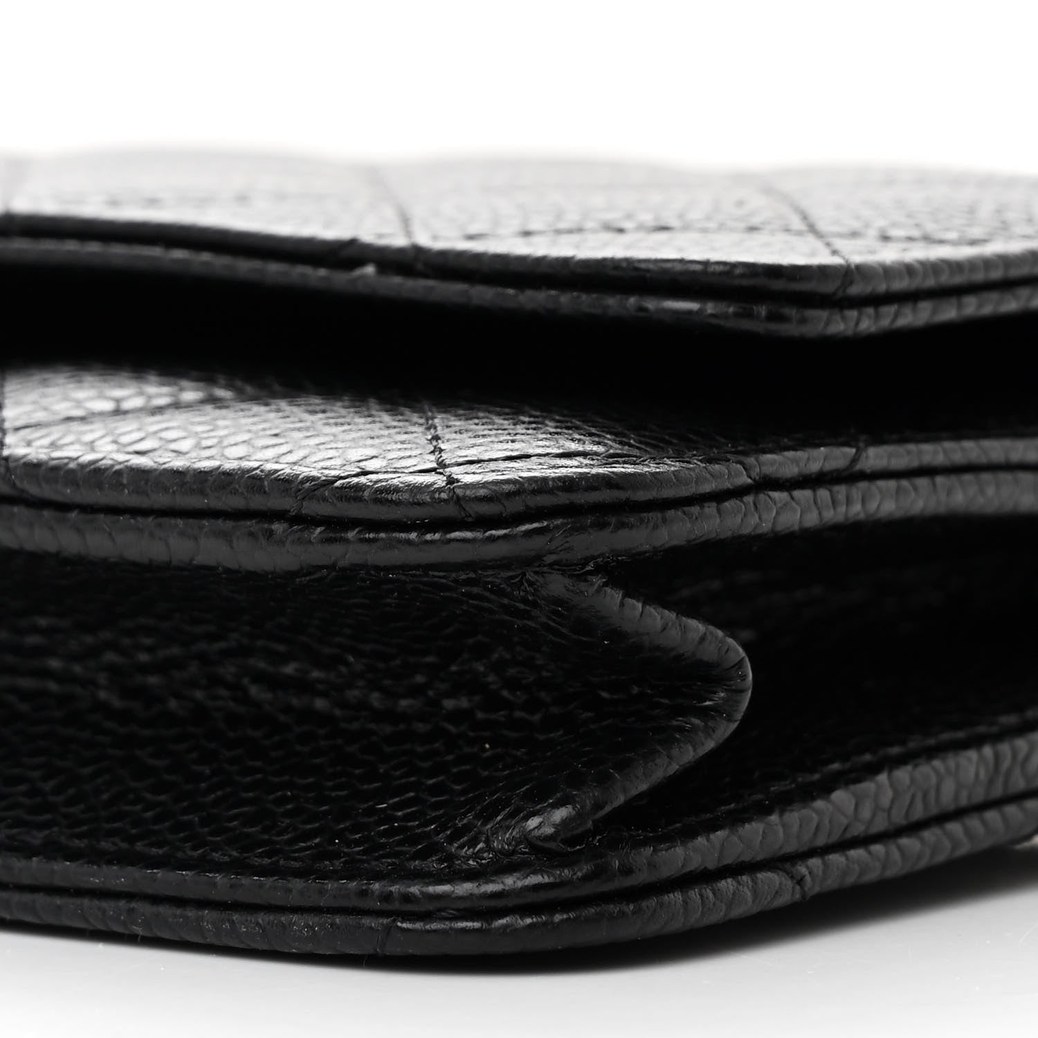 Chanel Caviar Quilted Wallet on Chain WOC Black 11 of 12