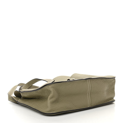 Hermes Taurillon Clemence Halzan 31 GM Sauge 4 of 11