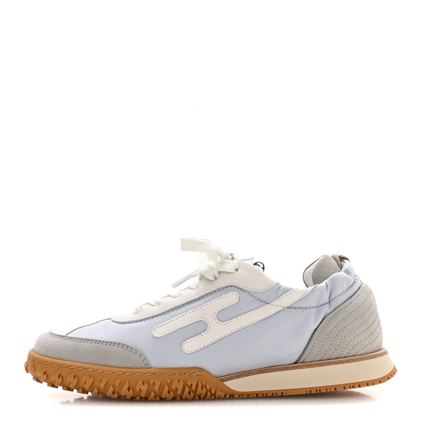 Suede Goatskin Jet Sneakers 36 Gris Arctique Blanc
