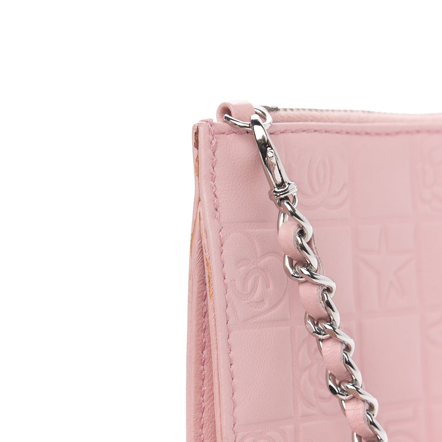 Lambskin Precious Symbols Pochette Pink