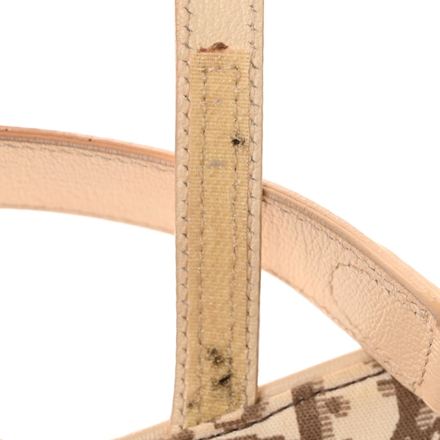 Monogram Vintage Flowers Saddle Bag Beige