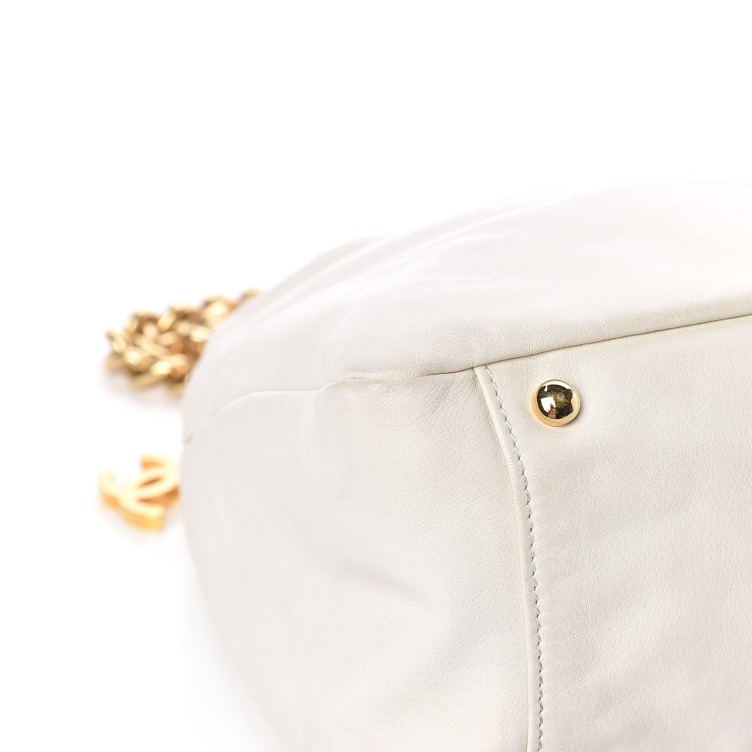 Chanel Calfskin Rodeo Drive Hobo White 8 of 11