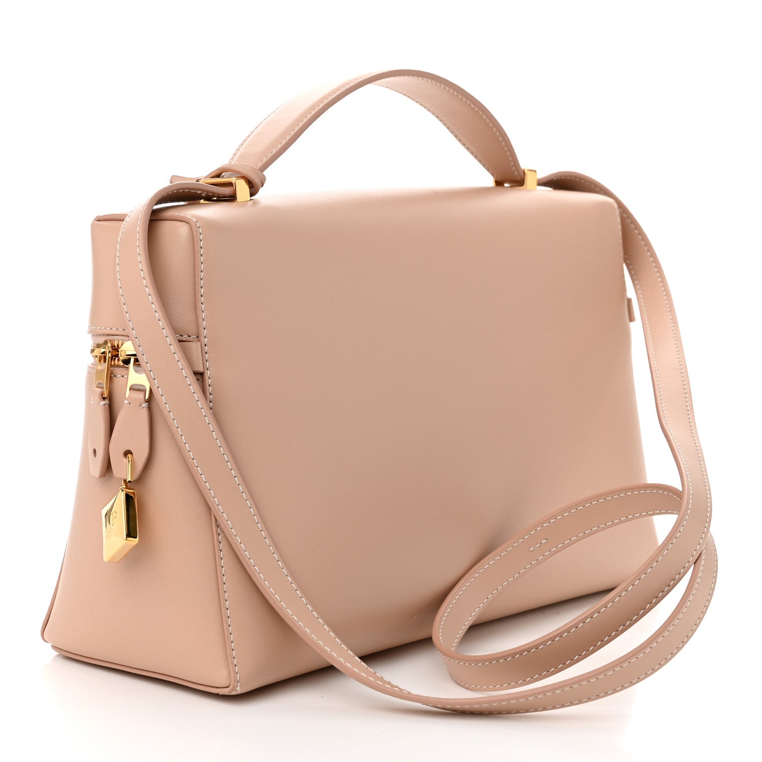 Loro Piana Smooth Calfskin Extra Bag L27 Feather Pink 3 of 9
