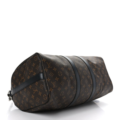 Louis Vuitton Monogram Macassar Keepall Bandouliere 45 4 of 10