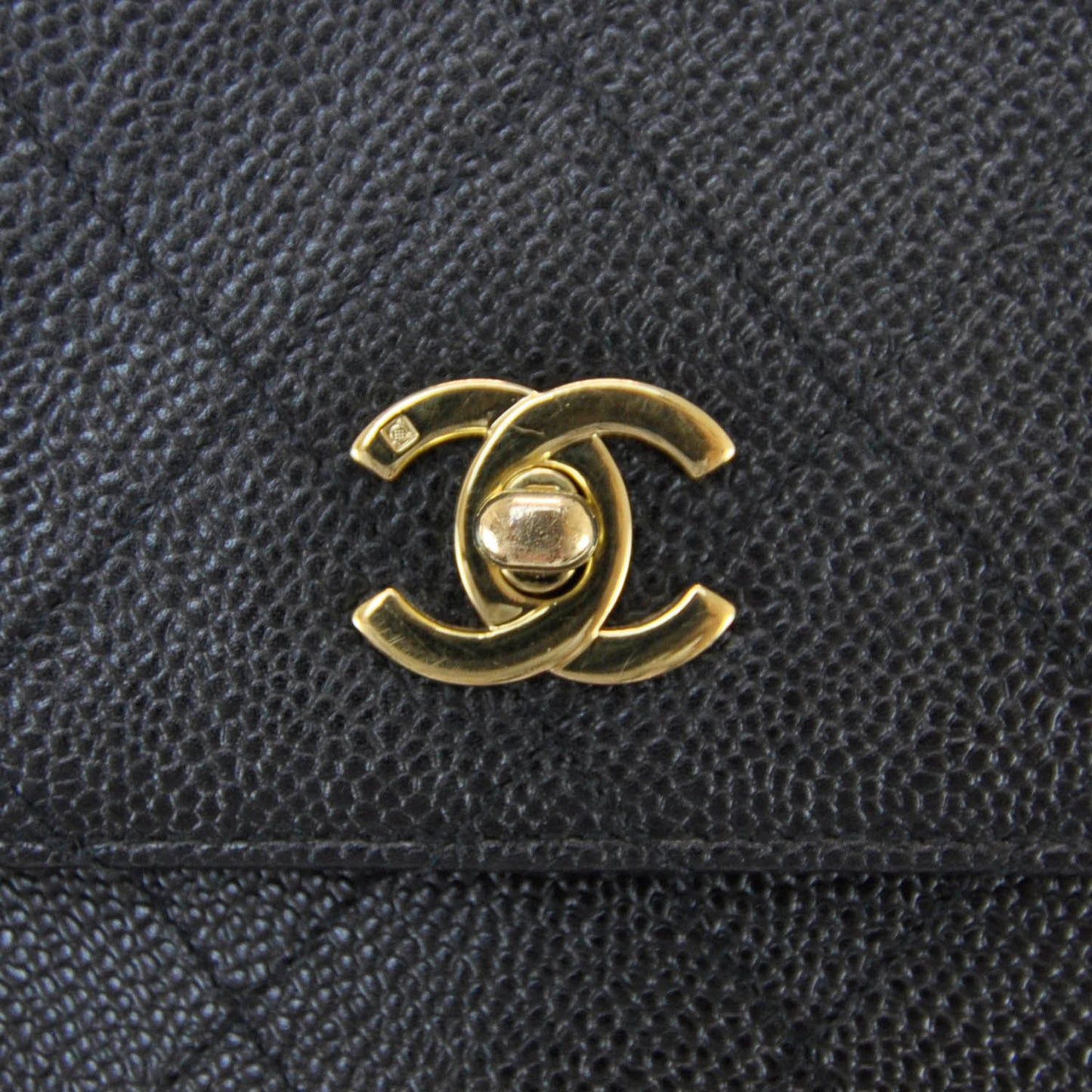 Caviar Flap Bag Black