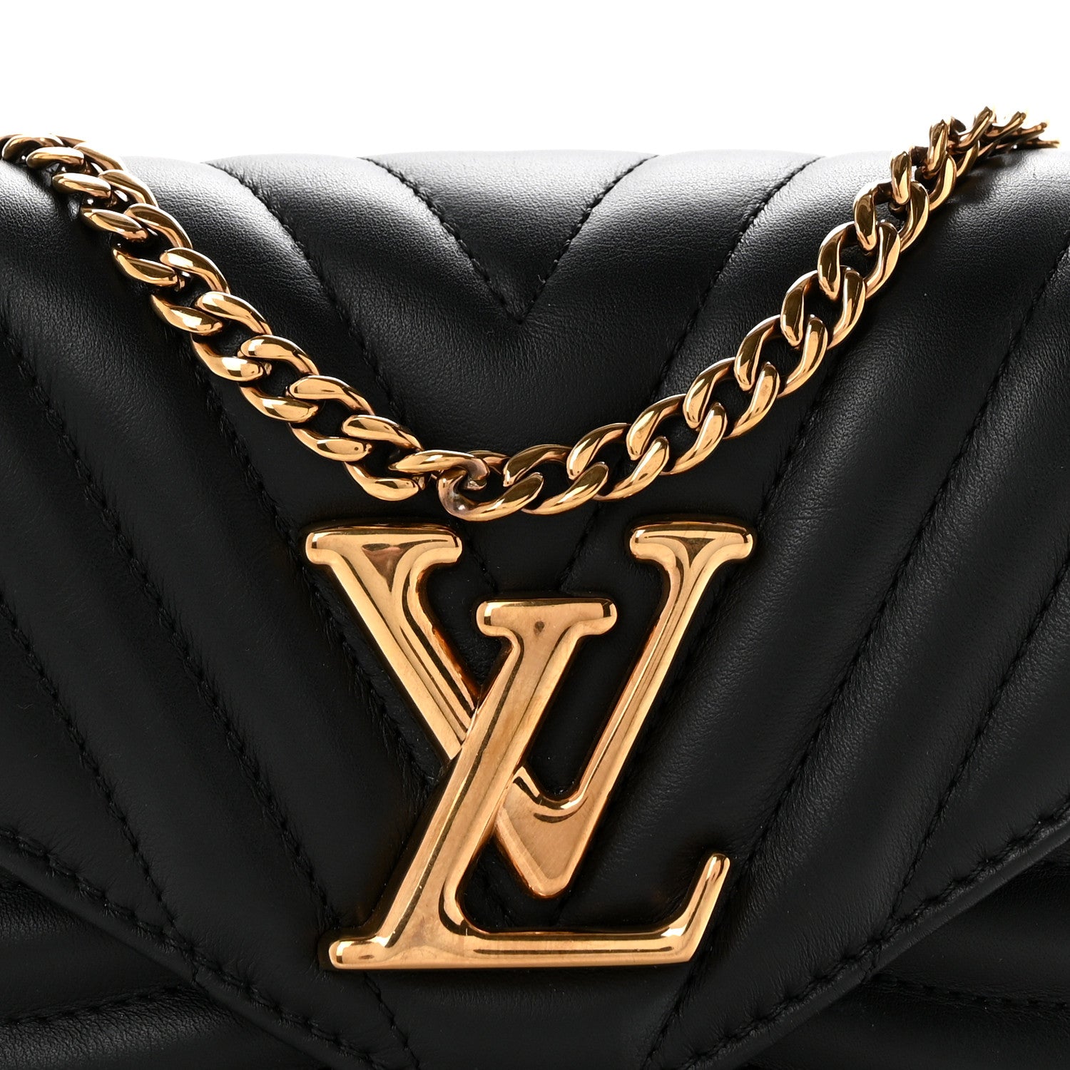 Louis Vuitton Calfskin New Wave Multi Pochette Black 6 of 14