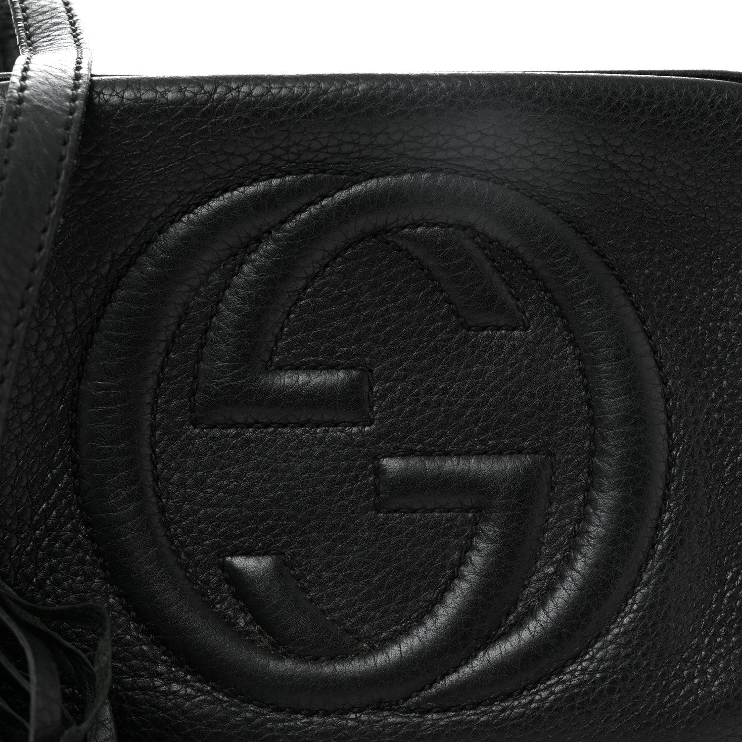 Gucci Pebbled Calfskin Small Soho Disco Bag Black 8 of 12