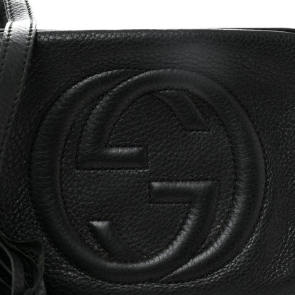 Gucci Pebbled Calfskin Small Soho Disco Bag Black 8 of 12