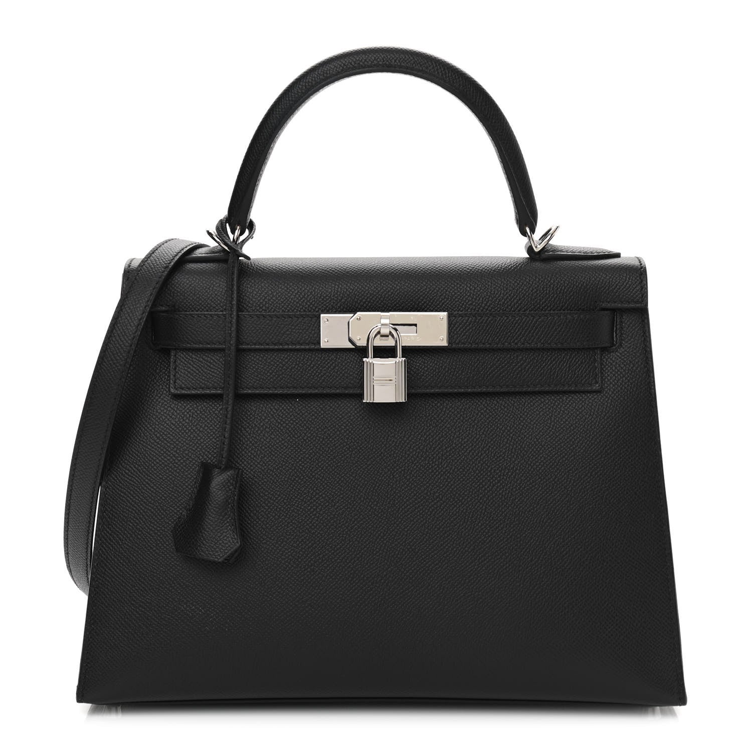 Hermes Epsom Kelly Sellier 28 Black 1 of 12