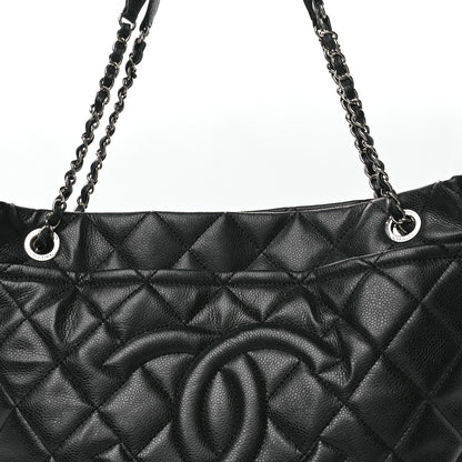 Chanel Caviar Quilted CC Timeless Soft Tote Black 8 of 11