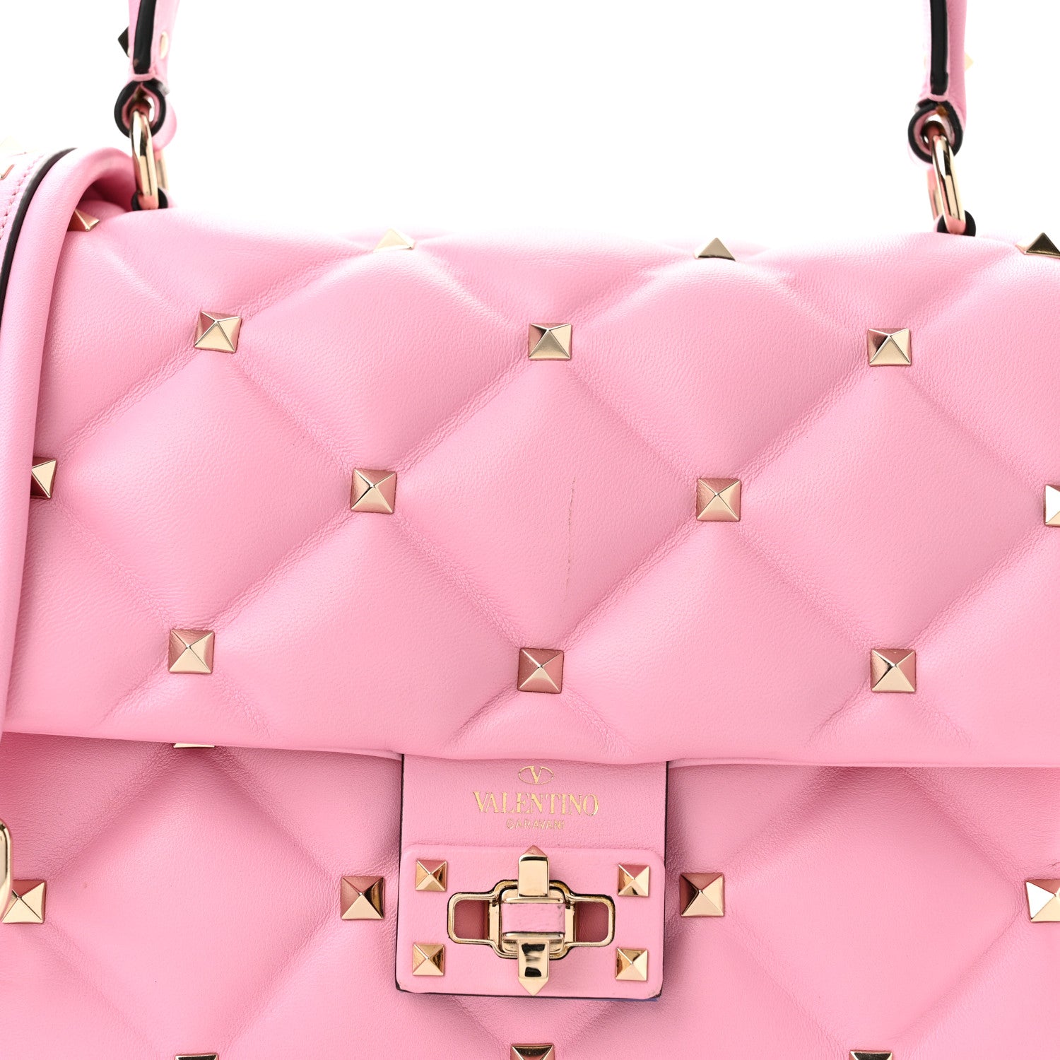 Valentino Garavani Nappa Medium Candystud Top Handle Bag Absolute 9 of 11
