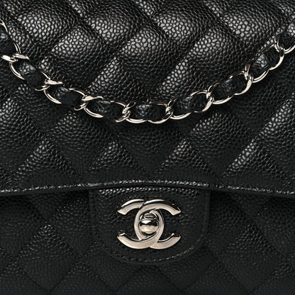 Chanel Caviar Quilted Medium Double Flap Black 8 of 11