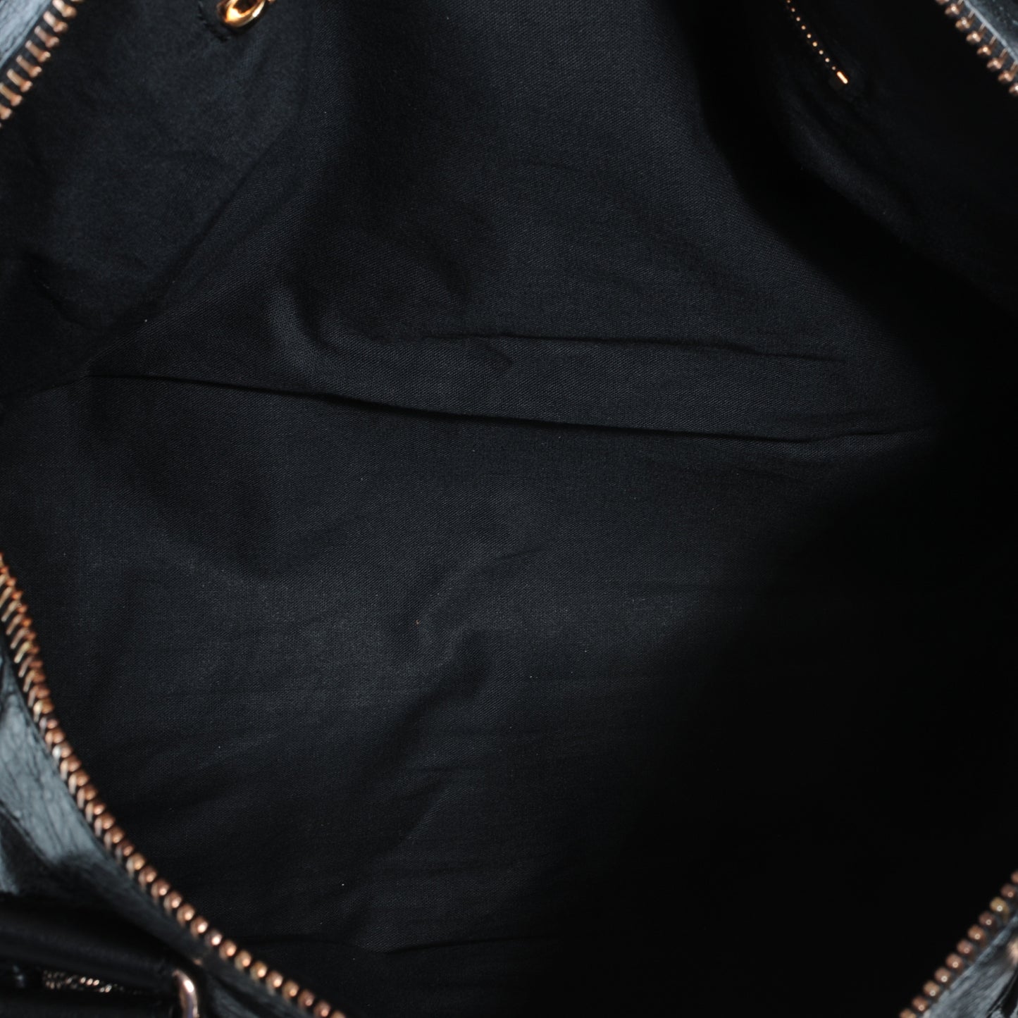 Agneau Giant 21 Rose Gold Hardware Work Black