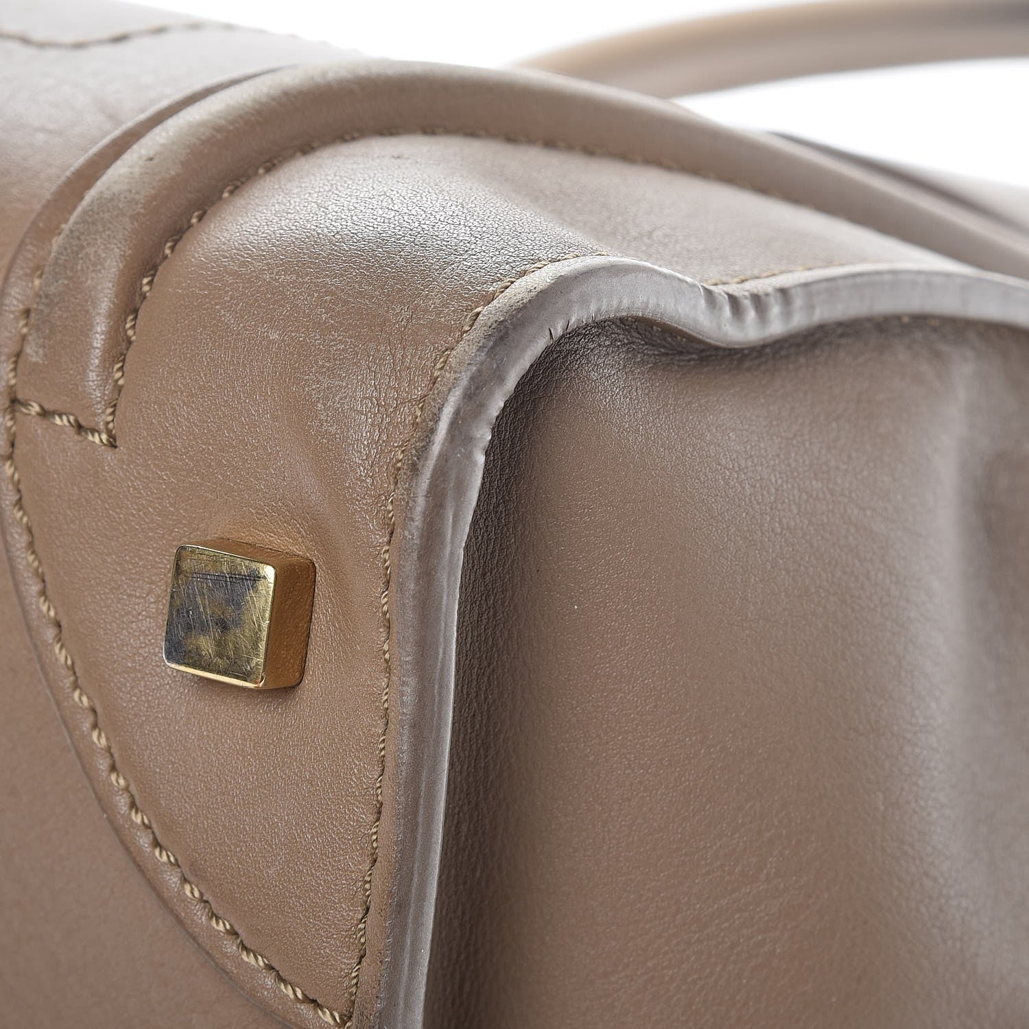 Celine Smooth Calfskin Mini Luggage Camel 14 of 20