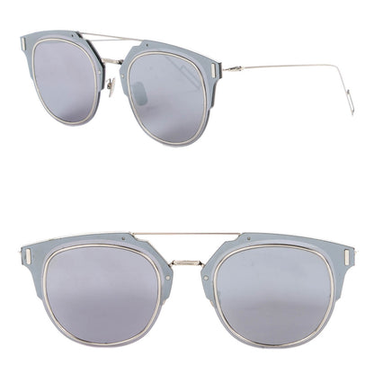 Christian Dior Composit 1.0 Round Sunglasses Silver 1 of 5