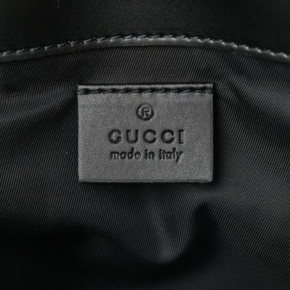 Gucci GG Supreme Monogram Web Messenger Diaper Bag Black Grey 6 of 11