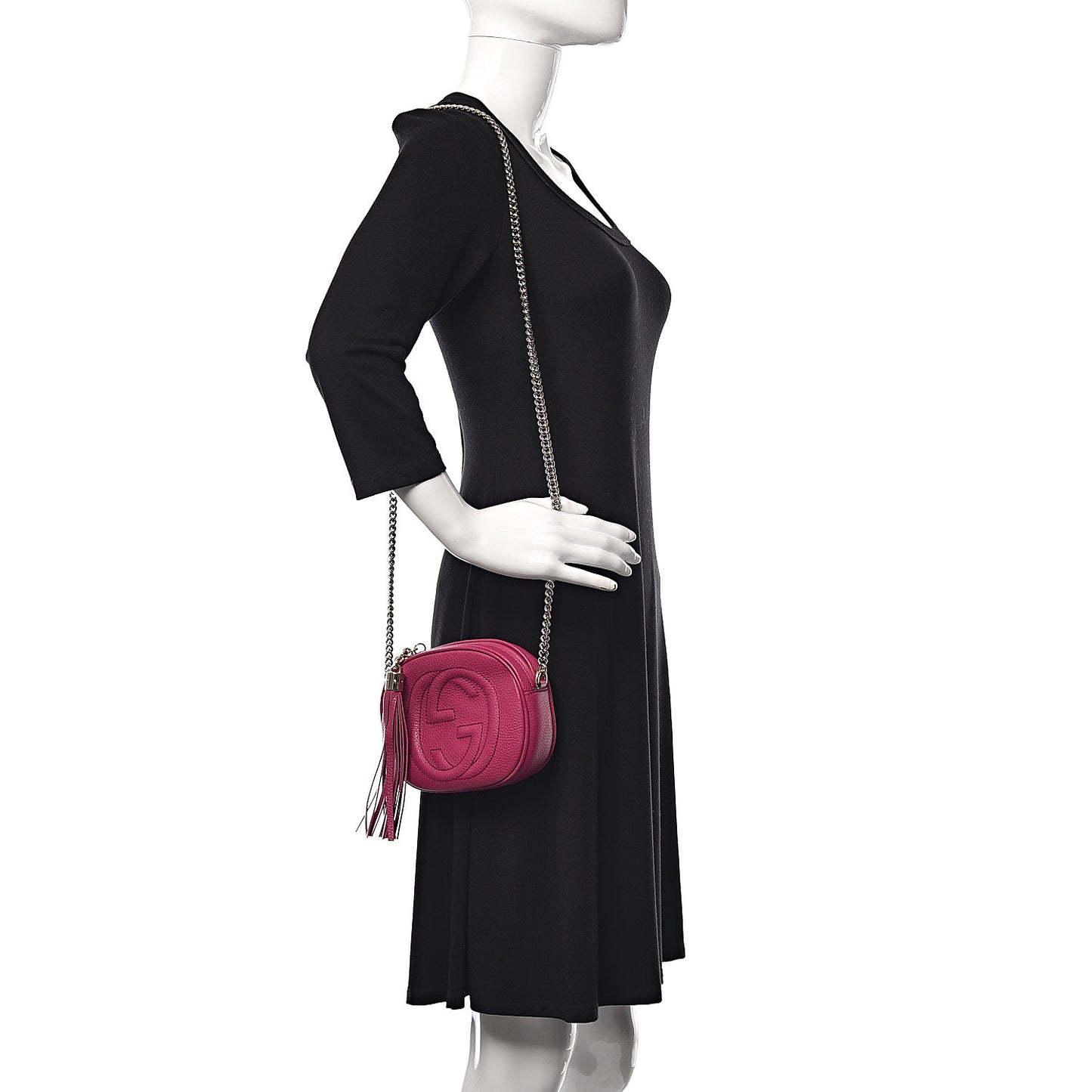 Cellarius Calfskin Mini Soho Chain Bag Peonia Flower