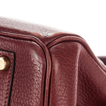 Hermes Chevre de Coromandel Birkin 35 Rouge H 9 of 12