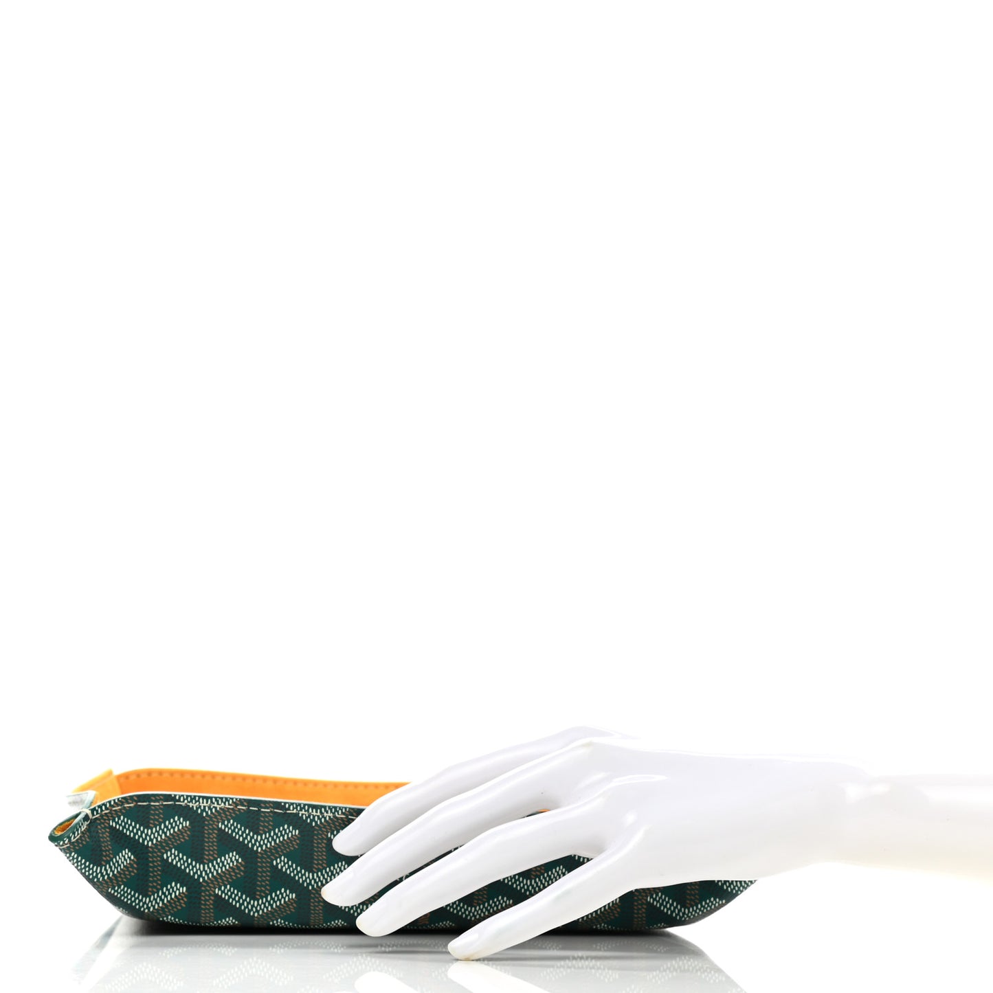 Goyardine Vide Poche Fourre-Tout Green