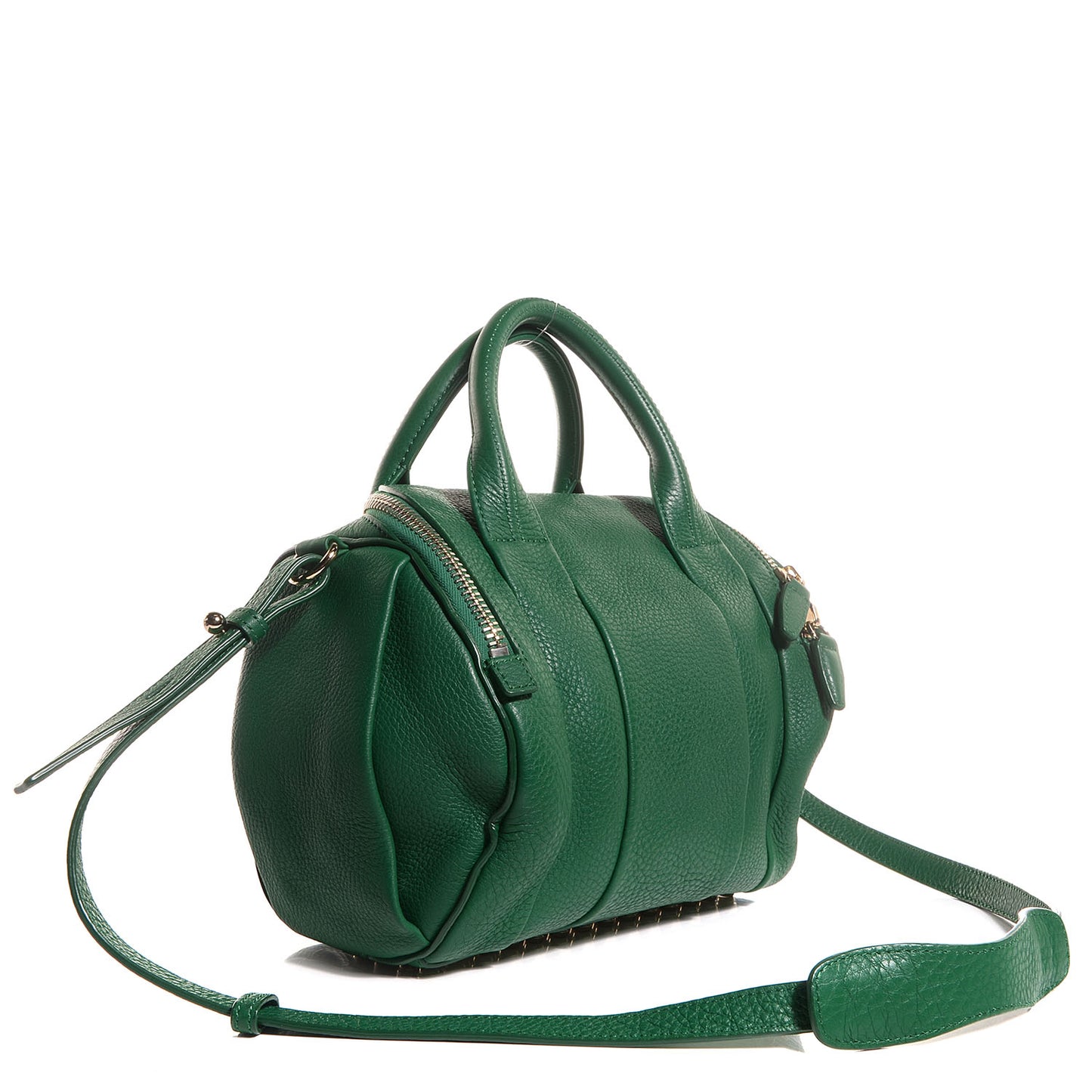 Pebbled Leather Rockie Vine w Pale Gold Hardware