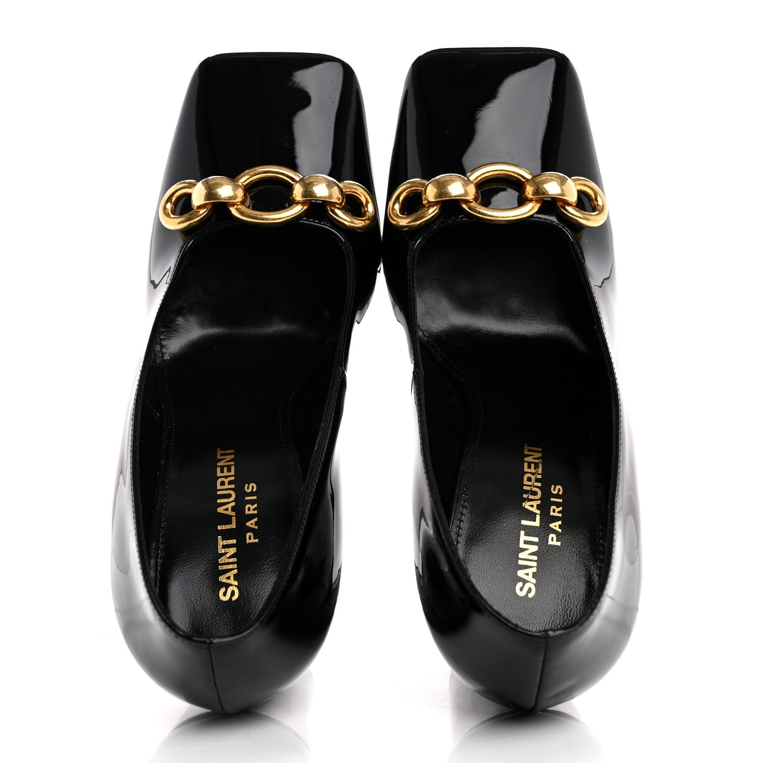 Saint Laurent Patent Silvana 110mm Pumps 36.5 Black 2 of 11