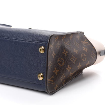 Louis Vuitton Calfskin Monogram On My Side Marine 7 of 13