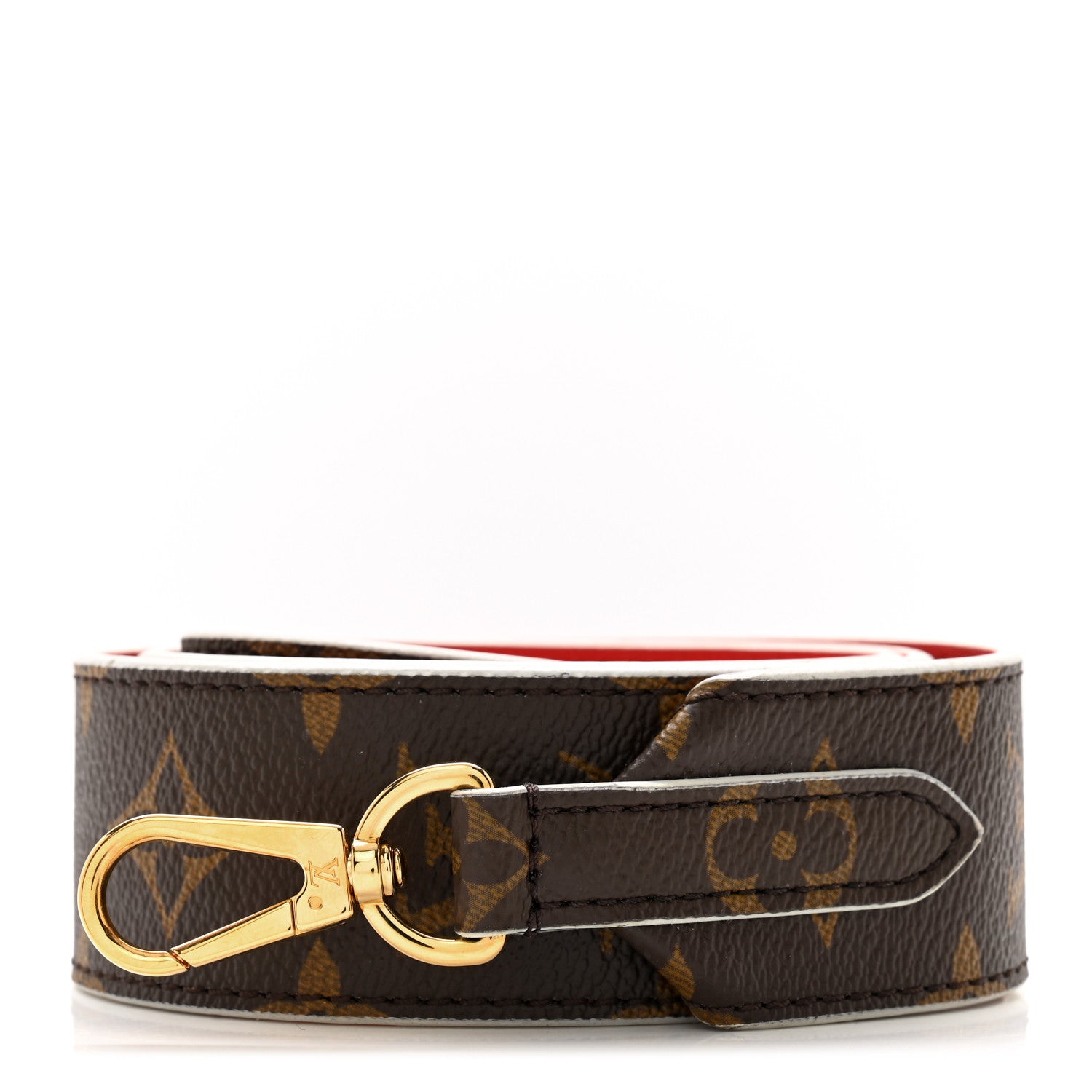 Louis Vuitton Monogram Bandouliere Shoulder Strap Red 1 of 4