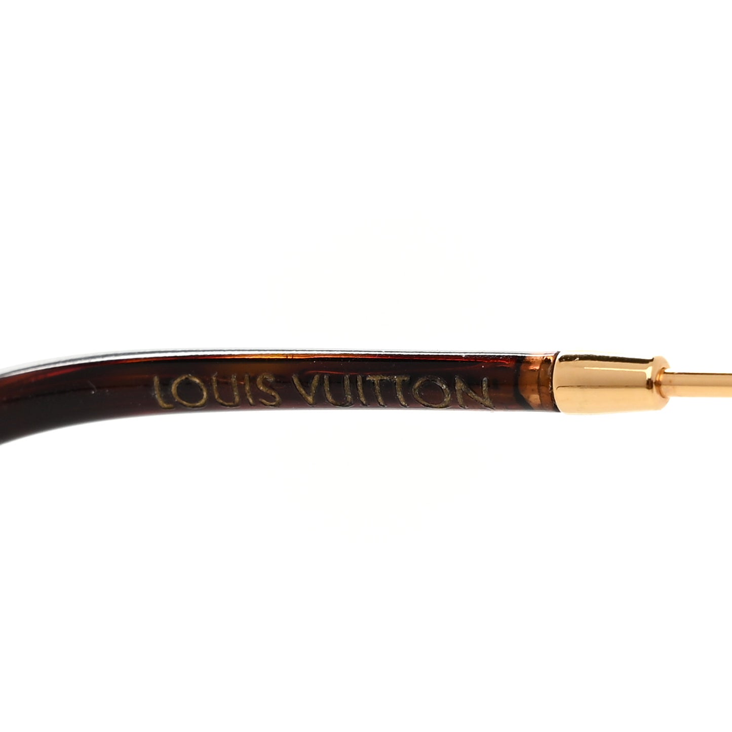 Metal The LV Pilot Sunglasses Z1620U Gradient Brown Monogram