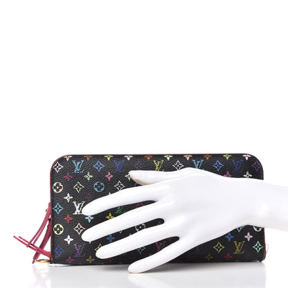 Louis Vuitton Monogram Multicolor Insolite Wallet Black Grenade 2 of 10