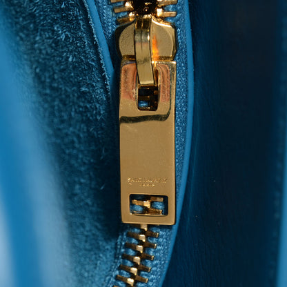 Saint Laurent Calfskin Small Sac De Jour Indigo 7 of 9