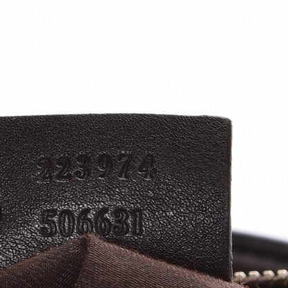 Gucci Monogram Medium Sukey Boston Bag Brown 7 of 10