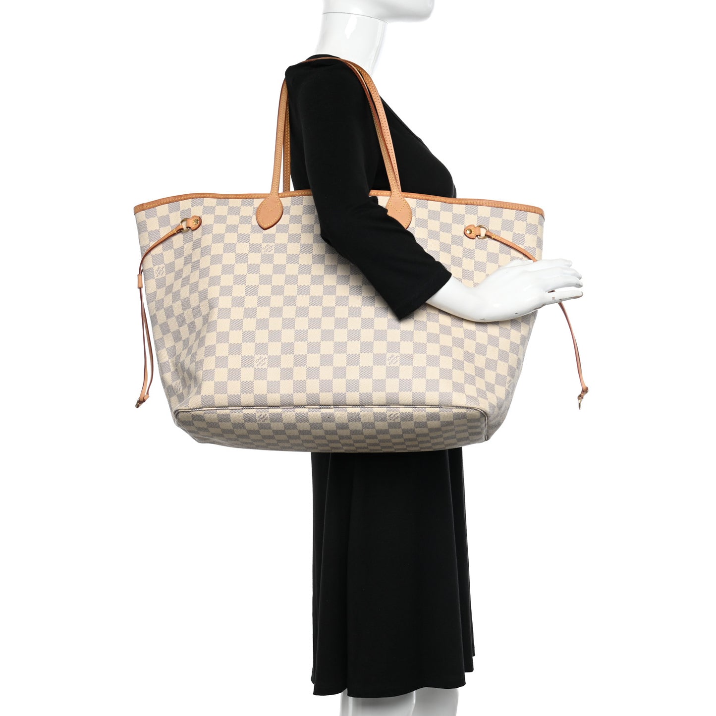 Damier Azur Neo Neverfull GM Rose Ballerine