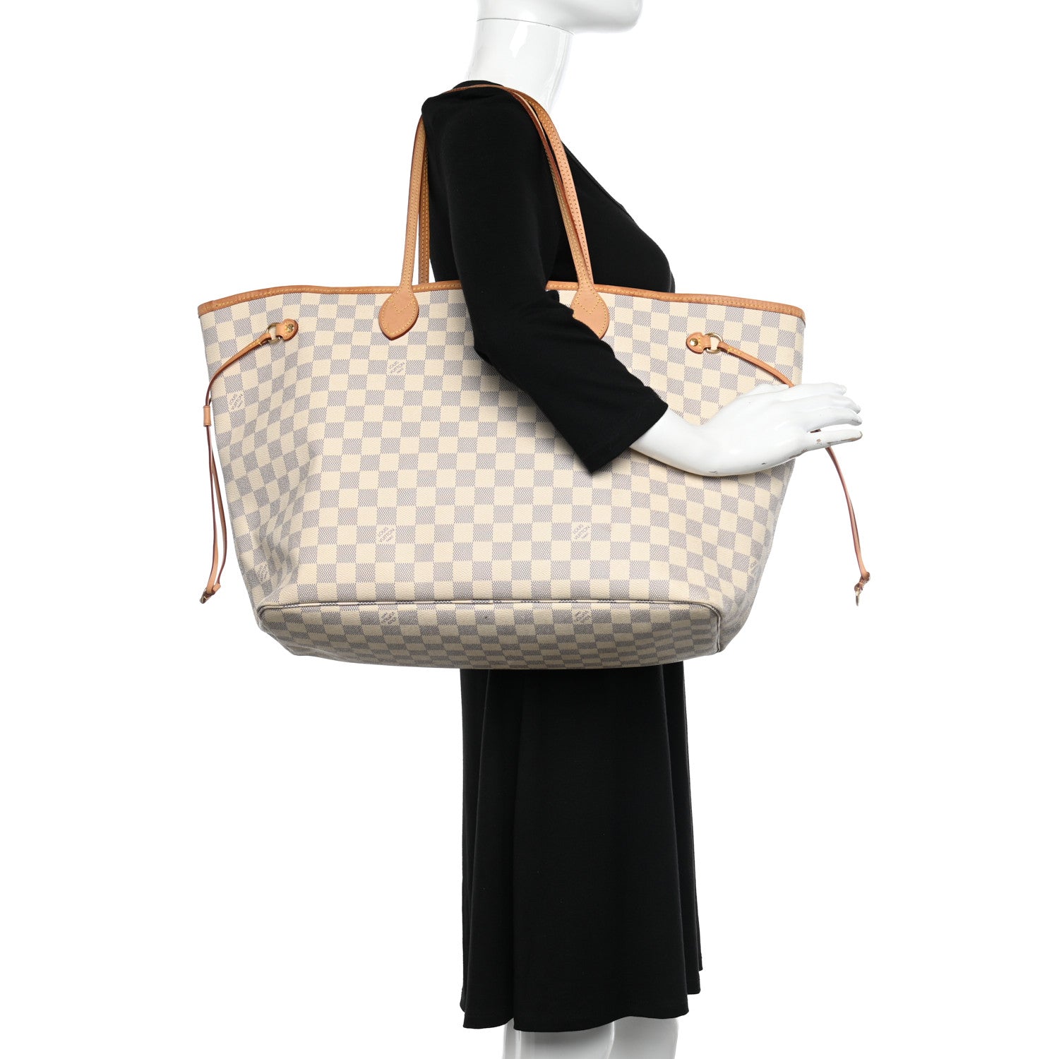 Louis Vuitton Damier Azur Neo Neverfull GM Rose Ballerine 2 of 19