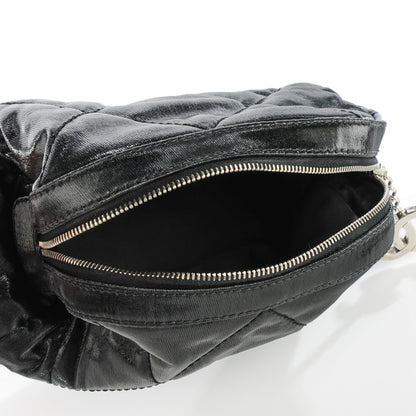 Chanel Coated Canvas Le Marais Cosmetic Pouch Black 5 of 8