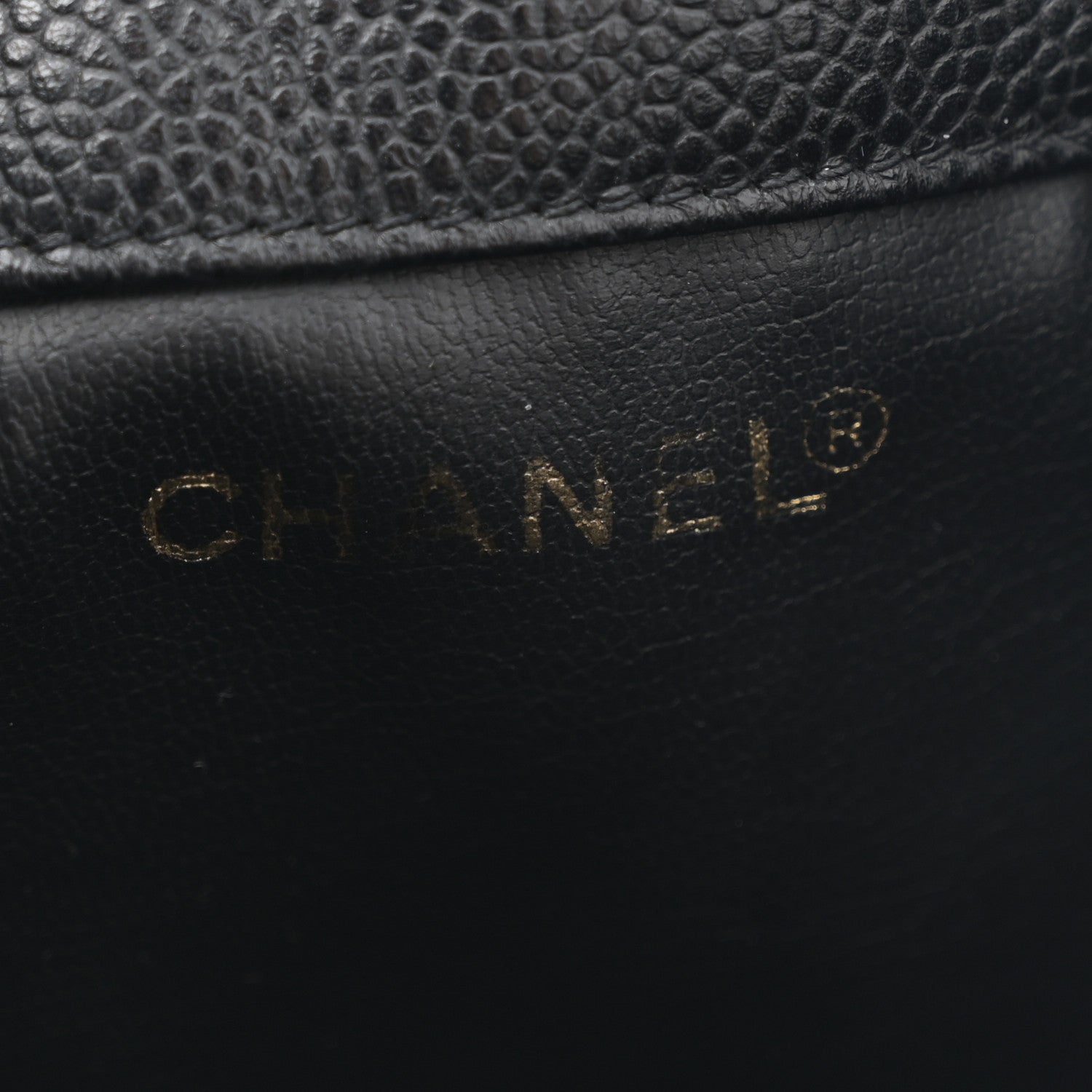 Chanel Caviar CC Drawstring Shoulder Bag Black 6 of 12