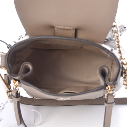 Chloe Suede Calfskin Mini Faye Backpack Motty Grey 5 of 10