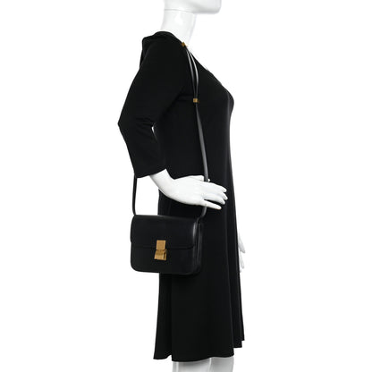Celine Box Calfskin Teen Classic Box Flap Bag Black 2 of 11