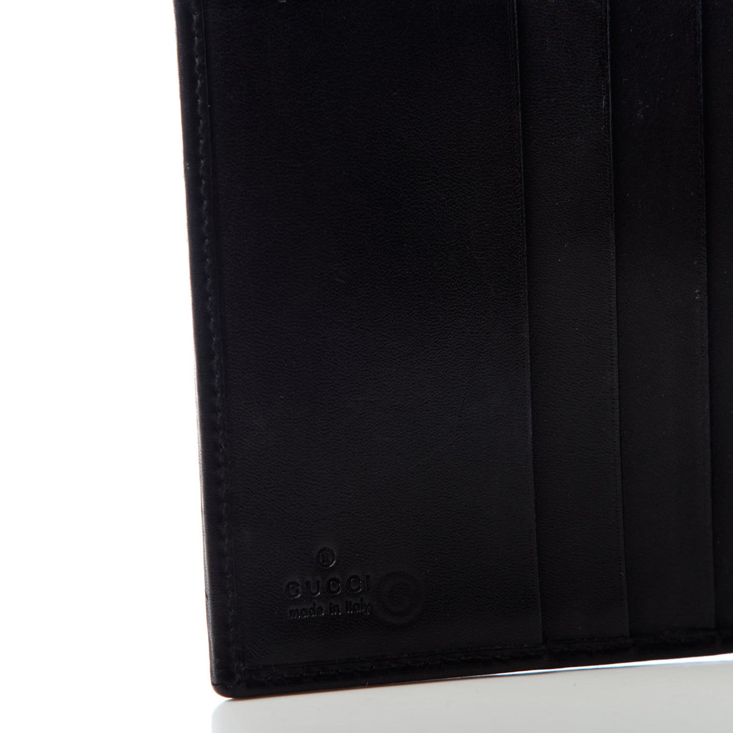 Monogram Compact Wallet Black